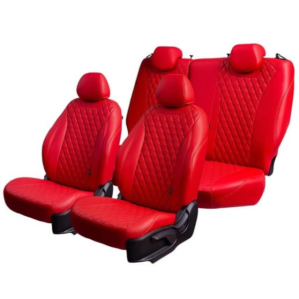 Чехлы Премиум Экокожа Байрон Ромб на Ravon R4 c 2016+