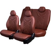 Чехлы Премиум Экокожа Байрон Президент|Жук на Kia Venga -1, 02.2010-05.2015, YN, РЗС60/40, 3Г