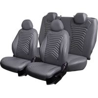 Чехлы Премиум Экокожа Байрон Президент|Жук на Kia Venga -1, 02.2010-05.2015, YN, РЗС60/40, 3Г